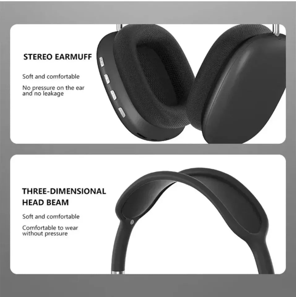 Wireless Noise‑Cancelling Over‑Ear Headphones