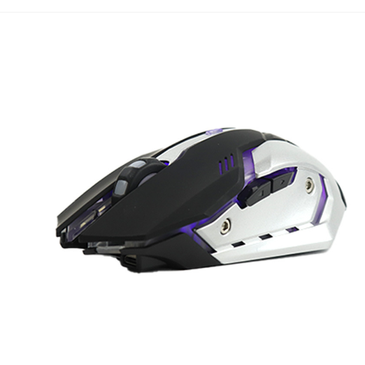 Wireless Gaming Mouse with Ergonomic Design LED Backlighting and Rechargeable Battery