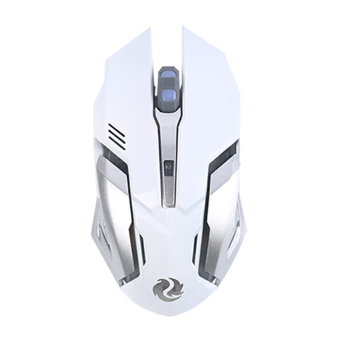 Wireless Gaming Mouse with Ergonomic Design LED Backlighting and Rechargeable Battery