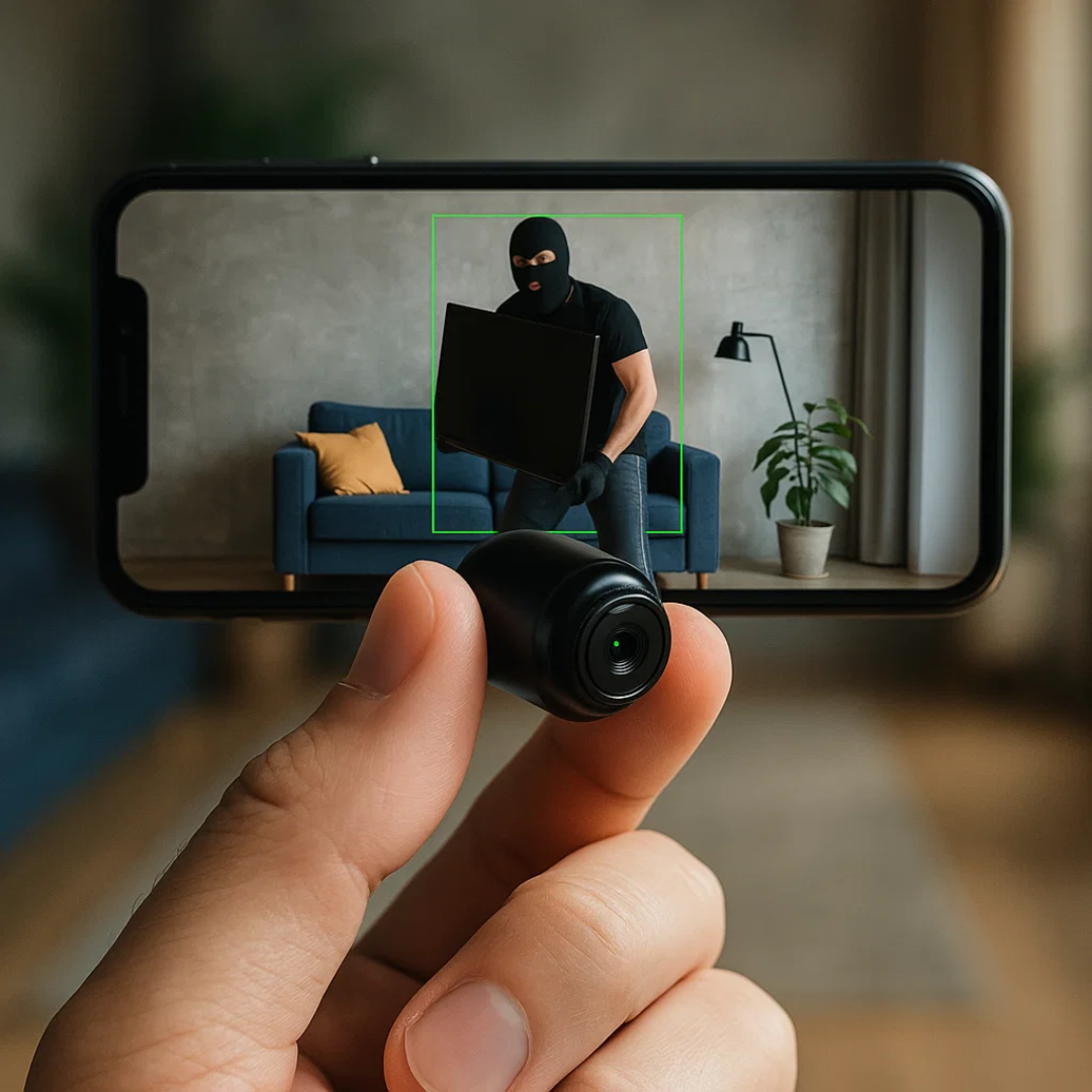 Wireless Mini Security Camera for House System with Night Vision and Hidden Compact Design