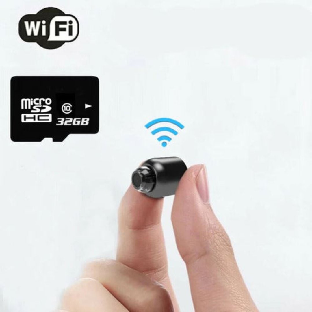 Wireless Mini Security Camera for House System with Night Vision and Hidden Compact Design