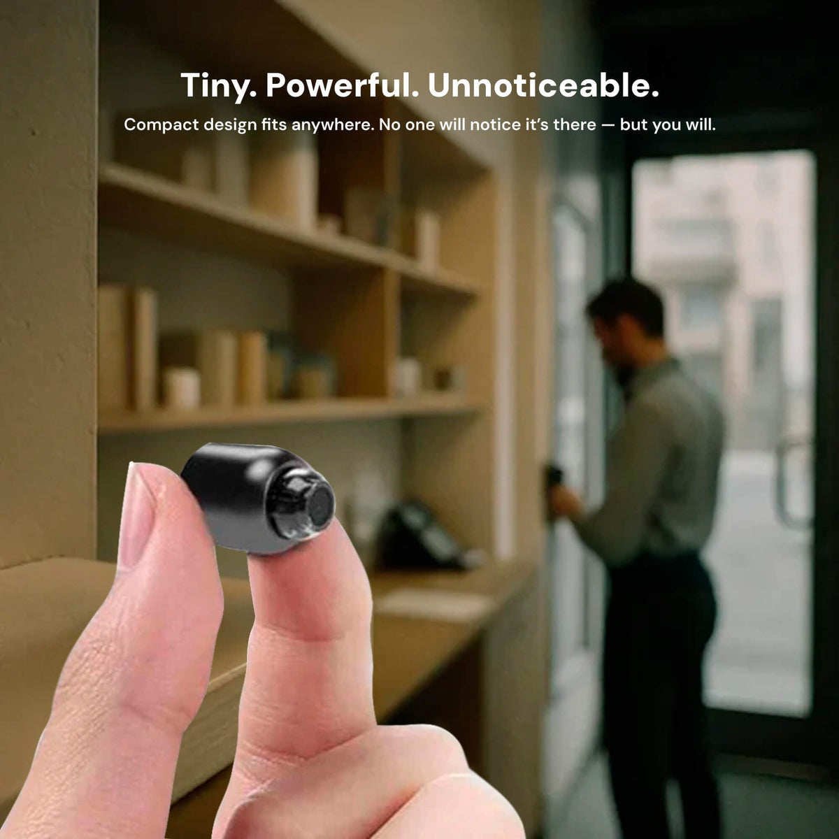 Wireless Mini Security Camera for House System with Night Vision and Hidden Compact Design