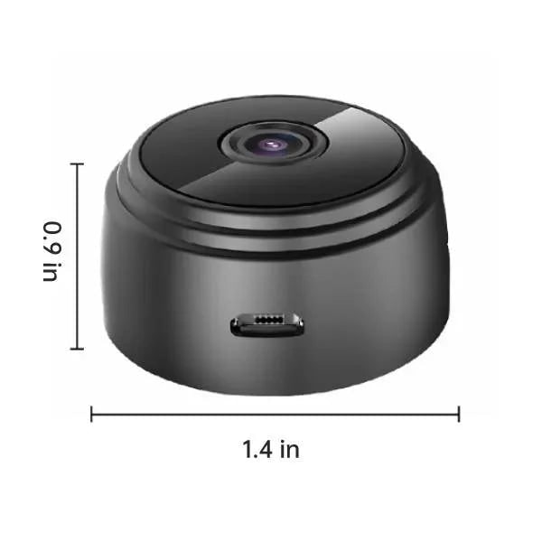 Wireless Mini Security Camera with Magnetic Mount and Night Vision for Vehicles