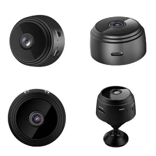 Wireless Mini Security Camera with Magnetic Mount and Night Vision for Vehicles