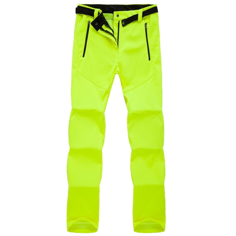 Women's Hiking Trekking and Climbing Pants with Fleece Lining and Zippered Pockets