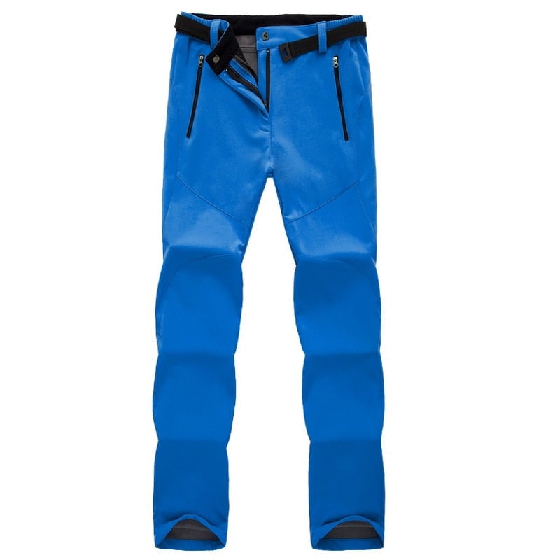 Women's Hiking Trekking and Climbing Pants with Fleece Lining and Zippered Pockets