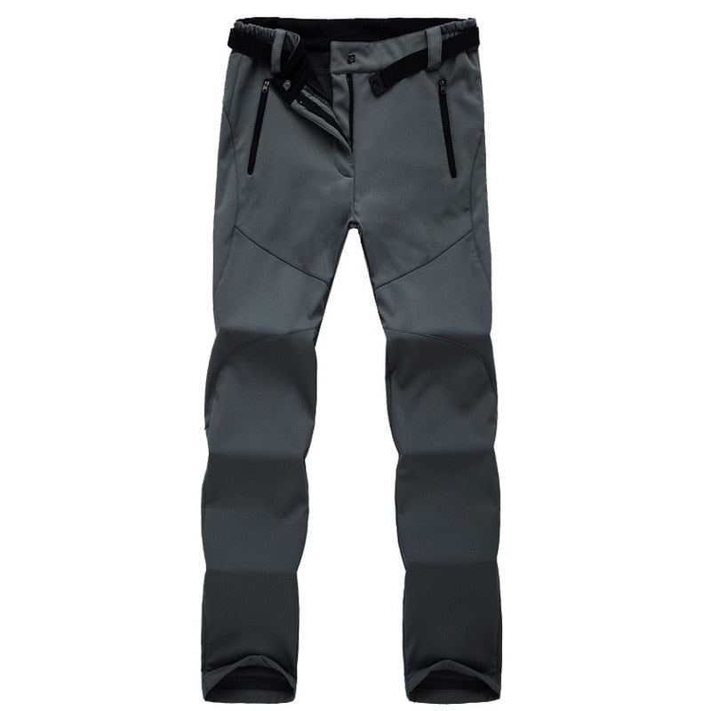 Women's Hiking Trekking and Climbing Pants with Fleece Lining and Zippered Pockets