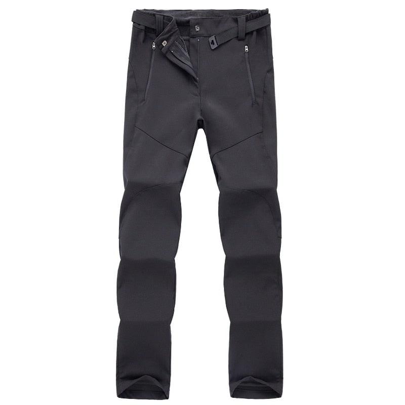 Women's Hiking Trekking and Climbing Pants with Fleece Lining and Zippered Pockets