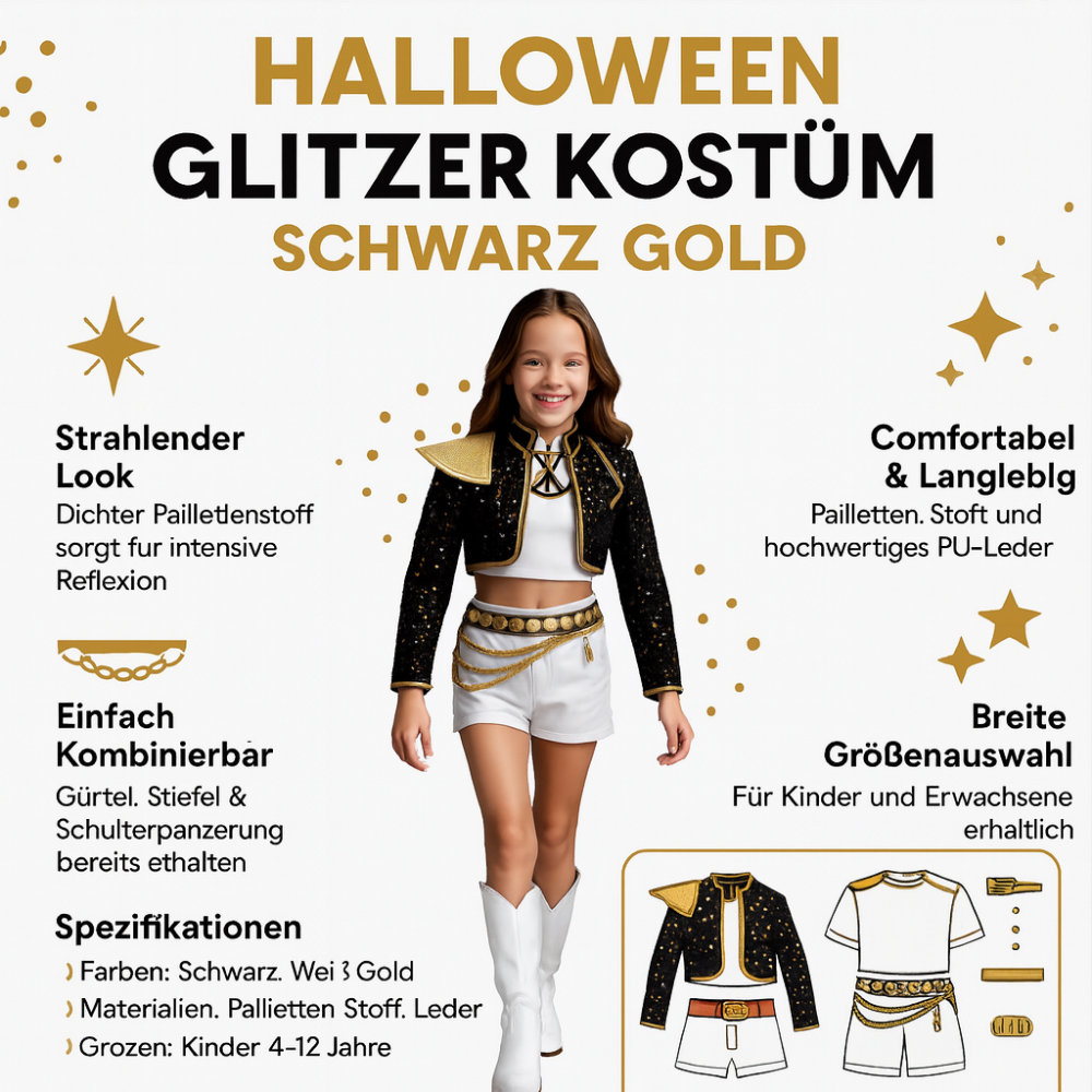 Women's Sequin Belly Dancer Dance Costume with Glittering Crop Jacket Shorts and Gold Chain Belt