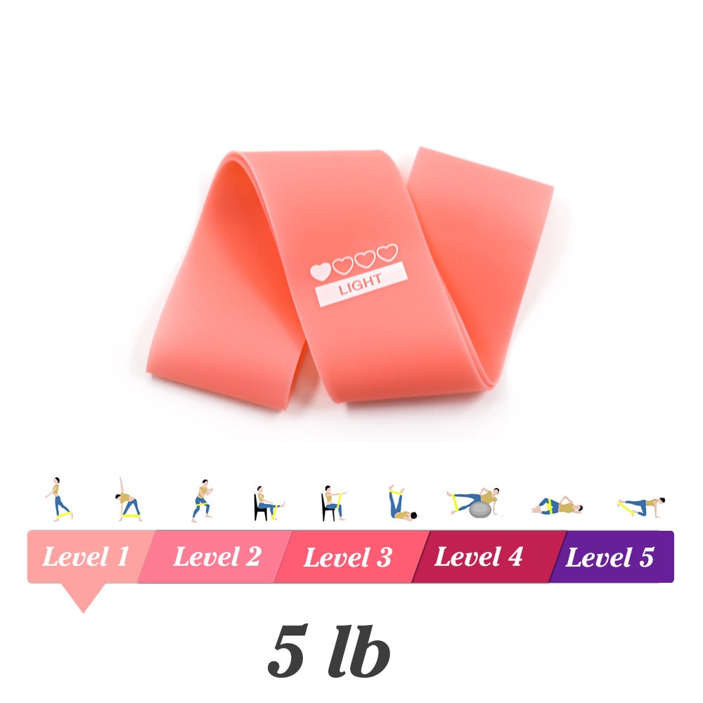 Workout Resistance Bands with Handles and Loop Design for Exercise Elastic Training