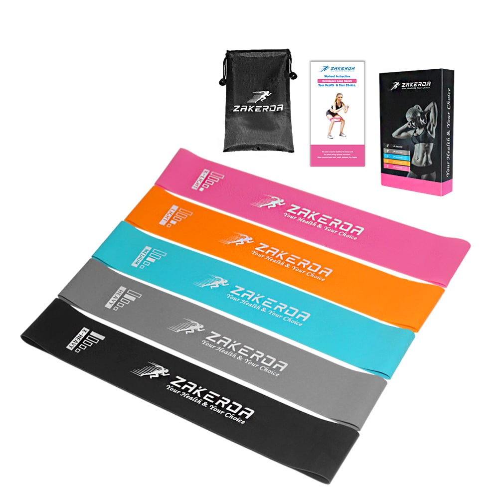 Workout Resistance Bands with Handles and Loop Design for Exercise Elastic Training