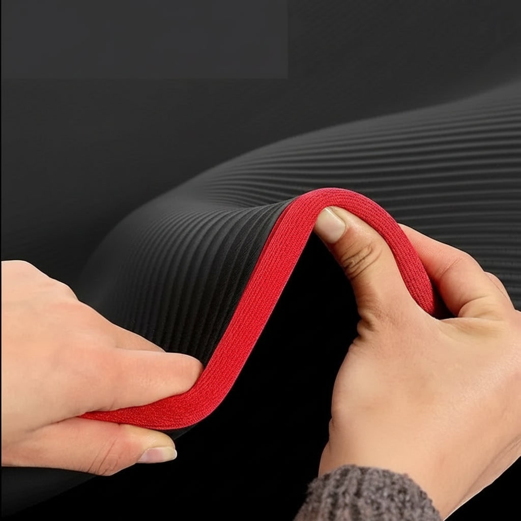 Yoga Mat Foldable Folding Exercise with 10mm Thick Foam Cushioning and Non-Slip Surface