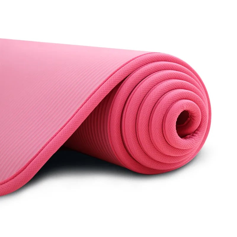 Yoga Mat Foldable Folding Exercise with 10mm Thick Foam Cushioning and Non-Slip Surface