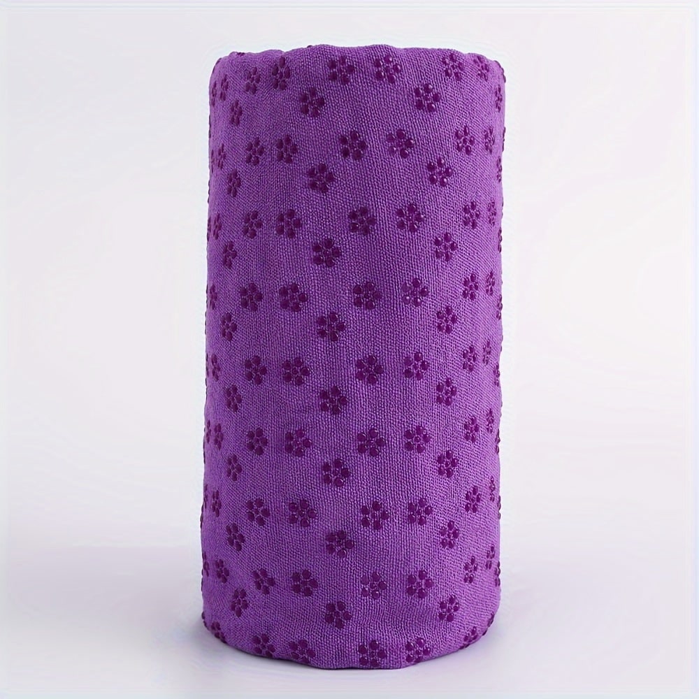 Yoga Mat Towel Microfiber Non-Slip Grip Dots 183x63cm