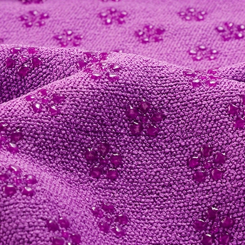 Yoga Mat Towel Microfiber Non-Slip Grip Dots 183x63cm